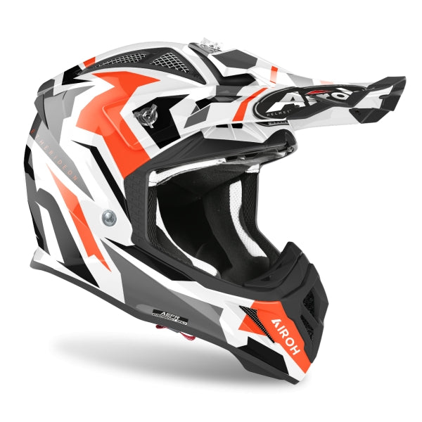 AIROH - AVIATOR ACE SWOOP ORANGE GLOSS HULLS – 2 – Maximomoto PT