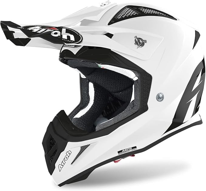 AIROH - CASCOS AVIATOR ACE COLOR WHITE GLOSS – 3 – Maximomoto PT