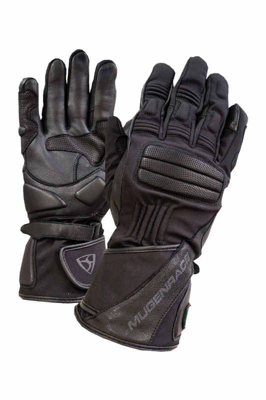 MUGENRACE PRIMO WINTTER Motocicleta Longas Luvas Pretas