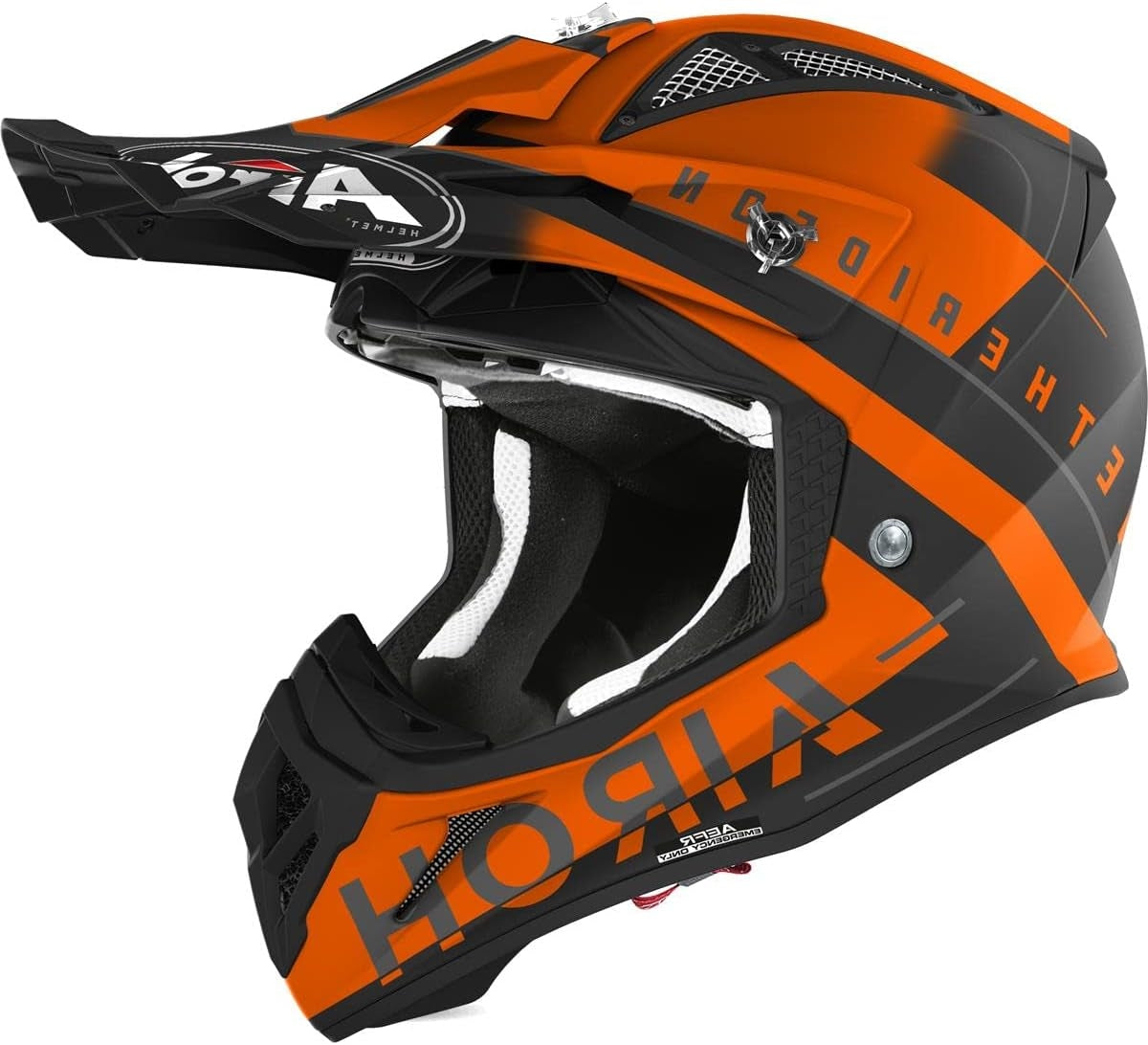 AIROH - AVIATOR HULLS ACE AMAZE ORANGE MATT – 3 – Maximomoto PT