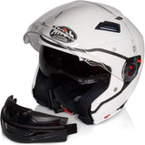 AIROH - CASCOS EXECUTIVE COLOR WHITE GLOSS