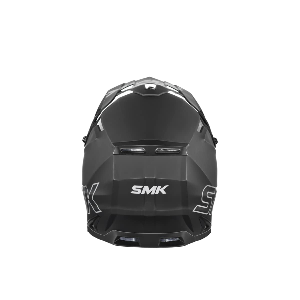 SMK ALLTERRA MOTO MOTOCROSS CAPACETE PRETO MATE (MA260)
