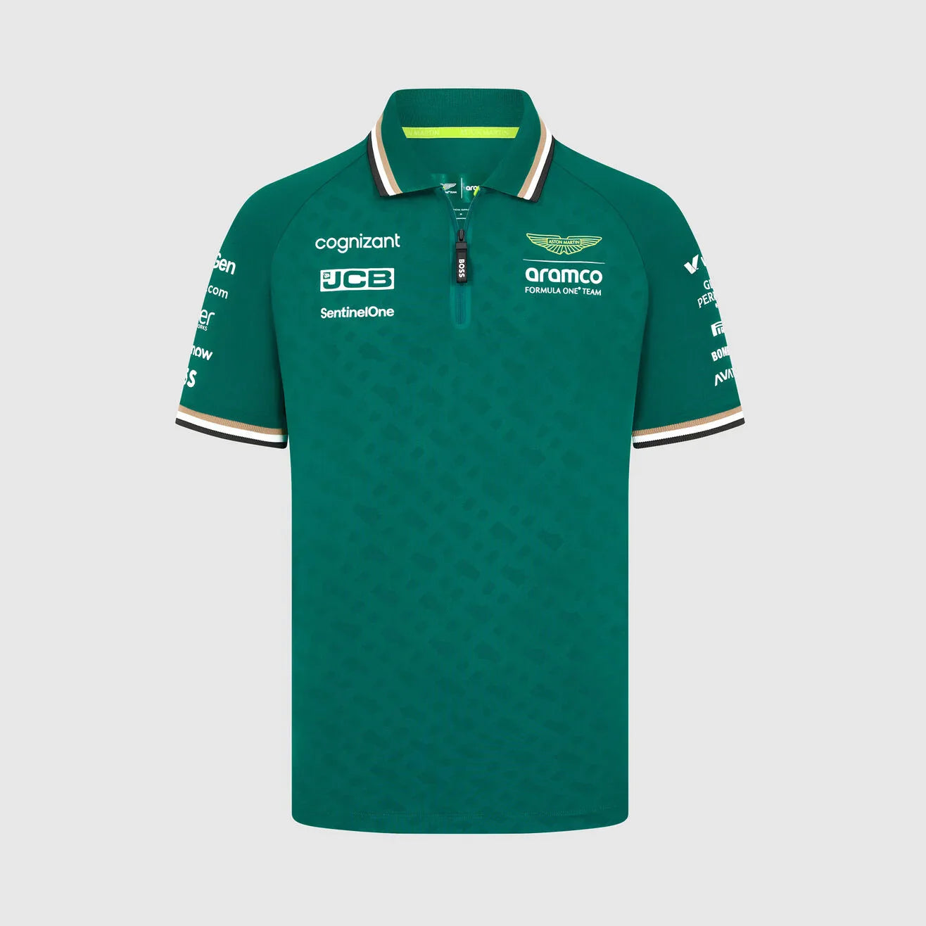 ASTON MARTIN F1 Mens Rp Equipo Polo Verde – 1 – Maximomoto PT