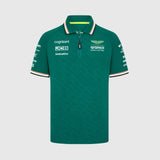 ASTON MARTIN F1 Hombres Rp Equipo Polo Verde
