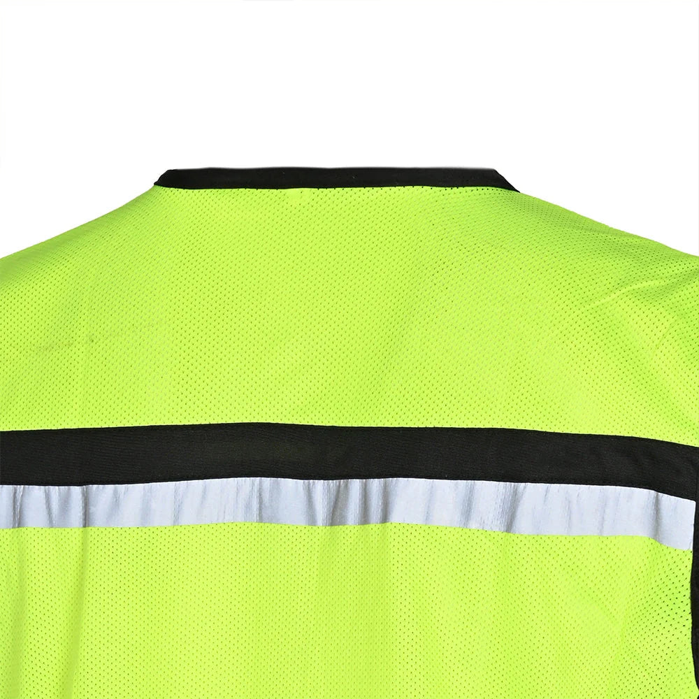 BELA Zoro Alta Visibilidade Moto Colete Têxtil Amarelo Fluorescente