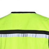 BELA Zoro Alta Visibilidade Moto Colete Têxtil Amarelo Fluorescente