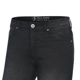 BELA RIO Vaquero CE AA Motocicleta Calças Denim ganga Preto 34L