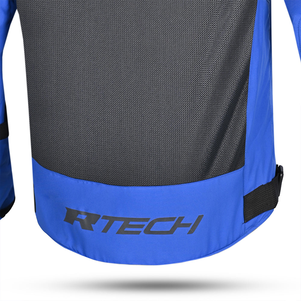 R-TECH SPIRAL MESH Moto Casacos Azul Cinza Verde