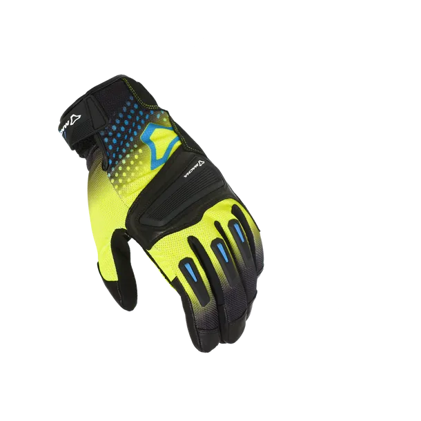 MACNA JUGO MOTORCYCLE LEATHER SPORTS GLOVES BLACK YELLOW – 1 – Maximomoto PT