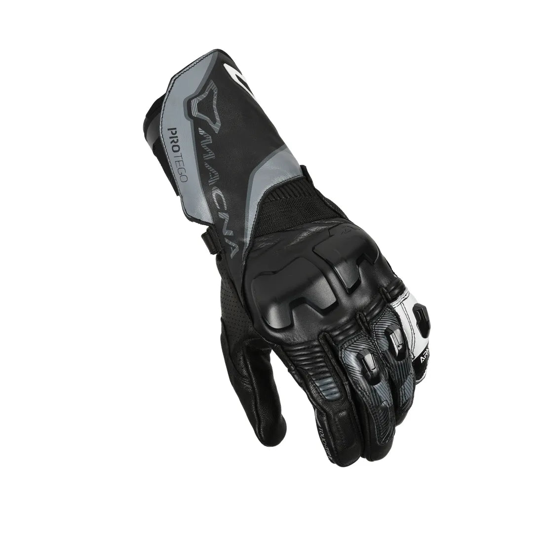 MACNA PROTEGO MEN'S MOTORCYCLIST LEATHER BLACK GLOVES – 1 – Maximomoto PT