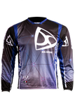 MUGENRACE CR-MNR-2491 TENTO CRUZ Camisa Preto Azul