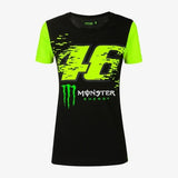 VR46 MUJER MONZA NEGRA CAMISETA