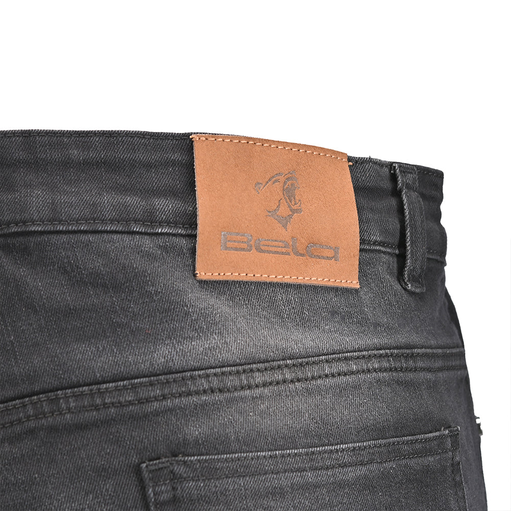 BELA PISTON Textile Denim Jeans Motorcycle Pants Black 34L – 5 – Maximomoto PT