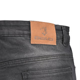 BELA PISTON Textil Denim Jeans Moto Calças Preto 34L