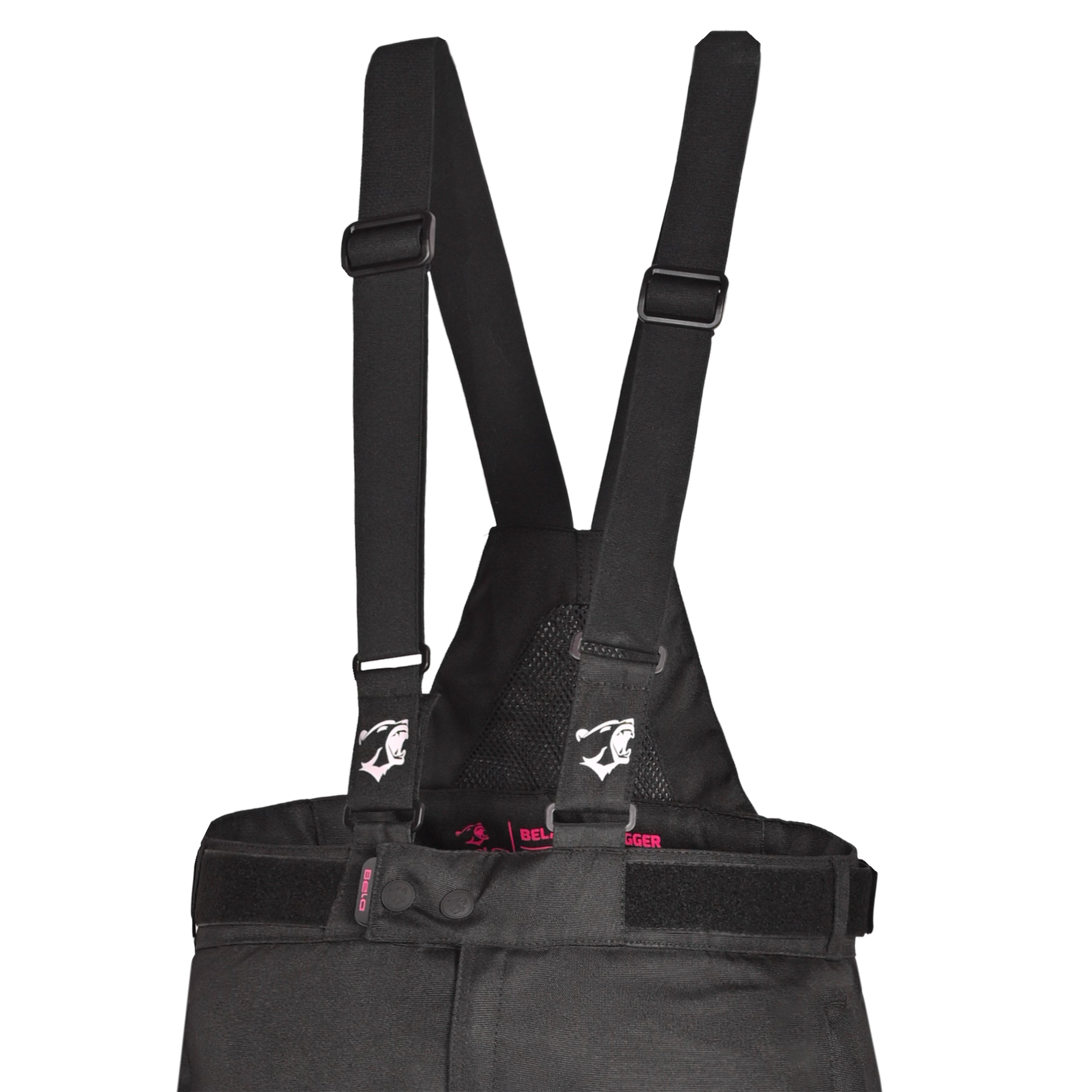 BELA CALM DIGGER Moto Textil Senhora Calcas Preto Rosa 30L