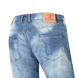 BELA PISTON (MXD-405) Jeans Moto Calcas Azul Sujo