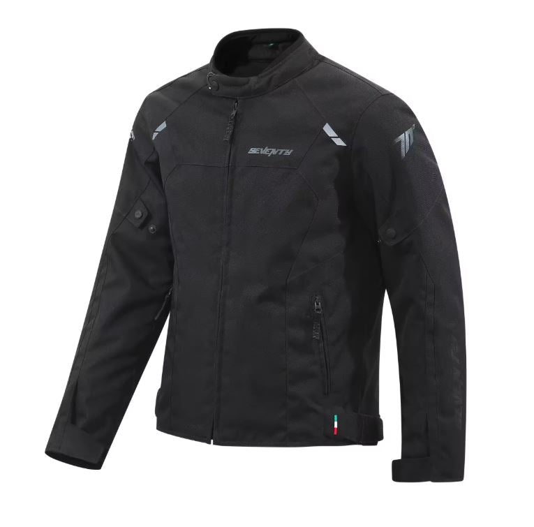 SEVENTY SD-JR67 PISTON Women's Motorcycle Black Jackets – 1 – Maximomoto PT