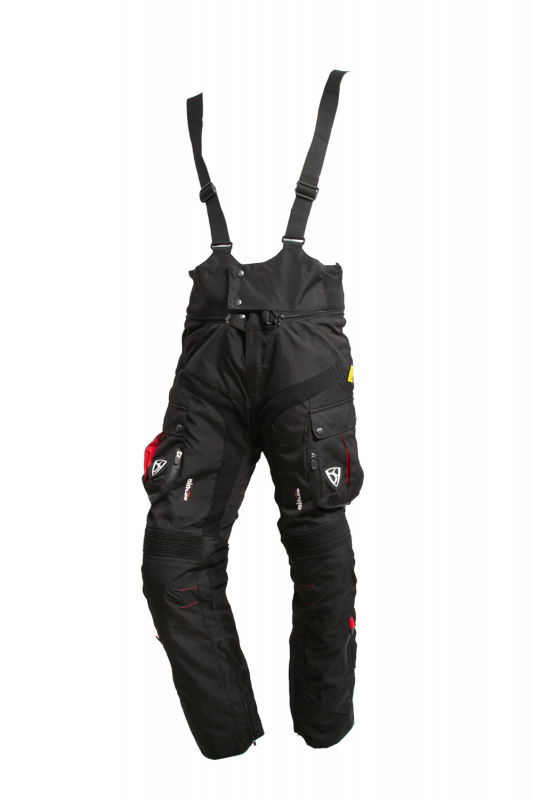 MUGENRACE 1651 Viaggiare têxteis moto Calças pretasmaximomoto.pt-front