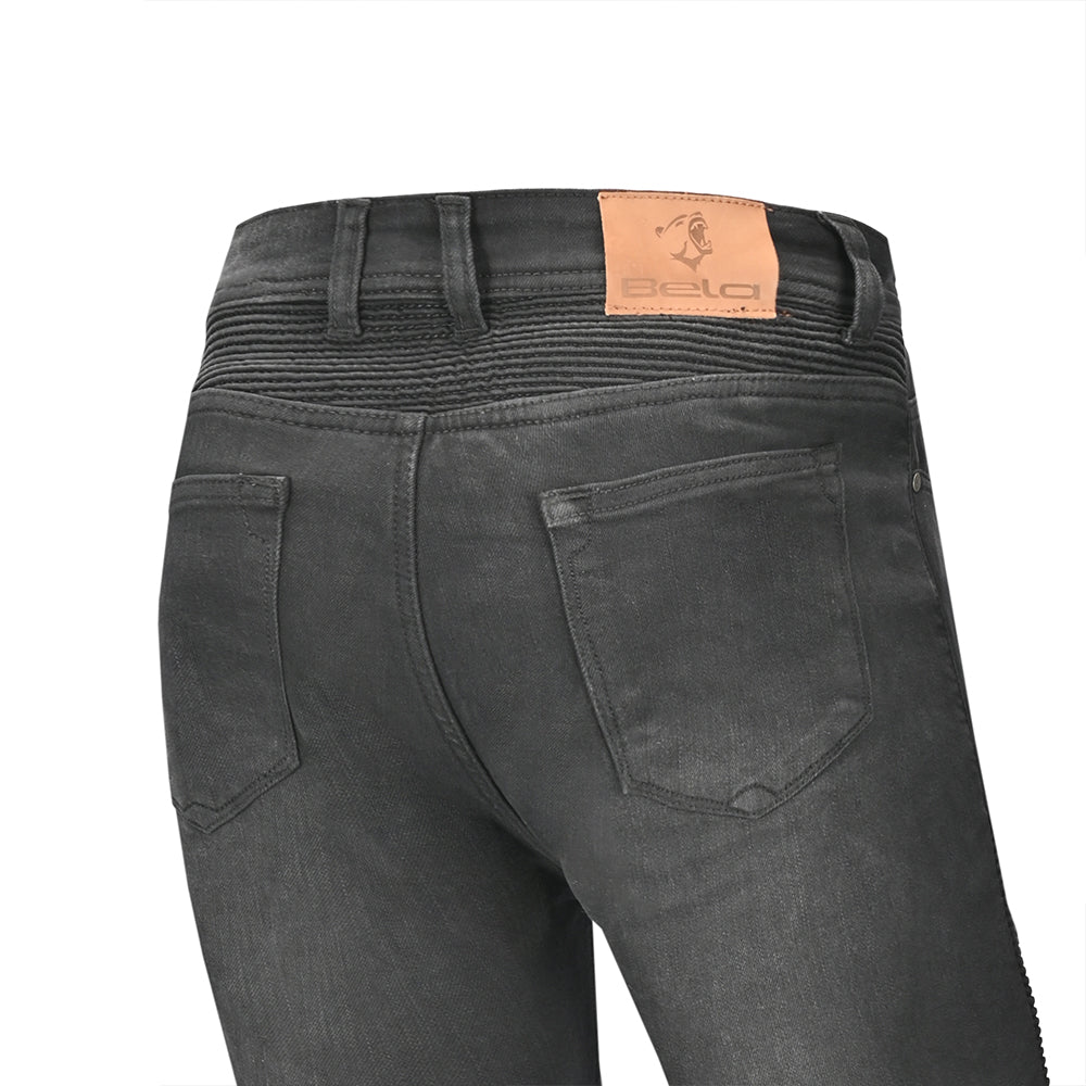 BELA URBAN DENIM JEANS Moto Senhora Vaquero Calcas Preto
