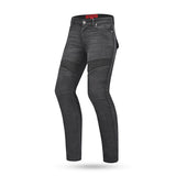 BELA ROSEKIN Denim Jeans Moto Senhora Calcas CE Vaquero Preto