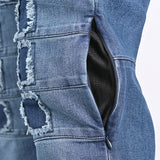 BELA PISTON (MXD-405) Jeans Moto Dirty Blue Pants