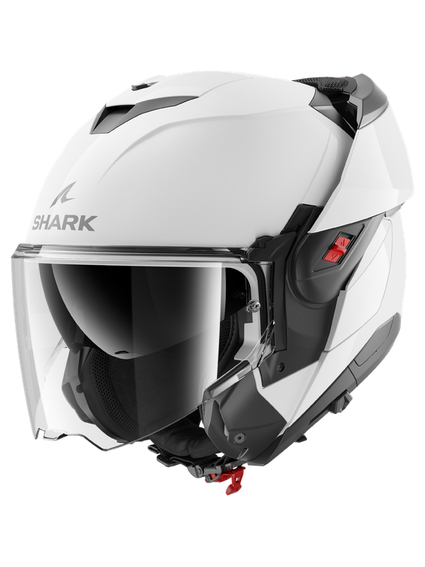 SHARK OXO BLANK MOTORCYCLE ABATIBLE CASCO BLANCO PEARLADO – 2 – Maximomoto PT