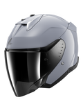 Shark Skwal I3 Dark Shadow Urban Touring jet Casco plata