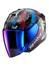 SHARK SKWAL i3 JET Hellcat MATTE BLACK HULL BLUE CHROME – Maximomoto PT