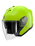 Shark Skwal i3 Jet Blank Toxic abierto Casco verde brillante