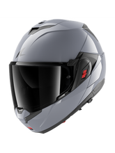 SHARK OXO DARK SHADOW FLIP DELANTERO CASCO PISTOLA PLATA – Maximomoto PT