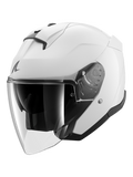 SHARK SKWAL JET BLANK MOTOCICLETA CARA ABIERTA CASCO BLANCO PERLADO