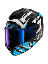 SHARK CASCO SPARTAN GT PRO CARBON ZARCO TRACK RACER Carbon Blanco Azul – Maximomoto PT