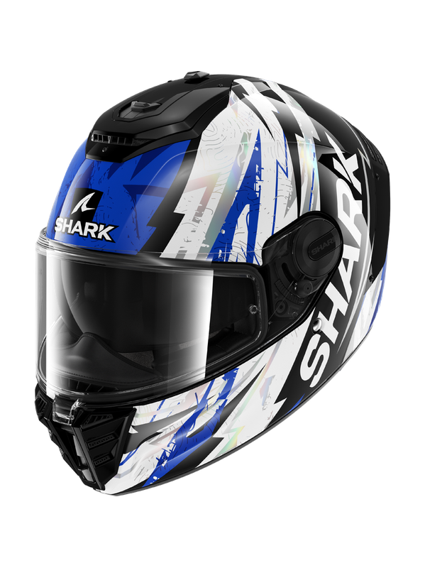 SHARK CASCO INTEGRAL SPARTAN RS HIBOLT Negro Azul Cromado – 1 – Maximomoto PT