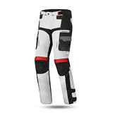 BELA CROSSROAD EXTREME WP Moto Textil Pants Ice Gray Red