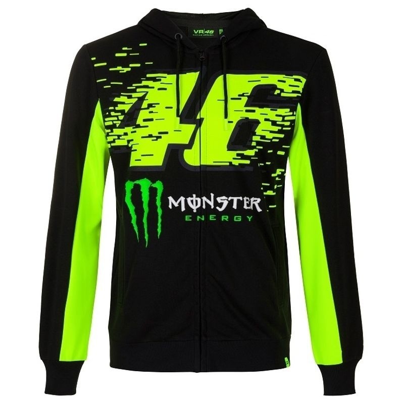 VR46 HOMBRE SUDADERA CREMALLERA MONZA NEGRO – 1 – Maximomoto PT