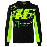 VR46 HOMBRE SUDADERA CREMALLERA MONZA NEGRO – Maximomoto PT