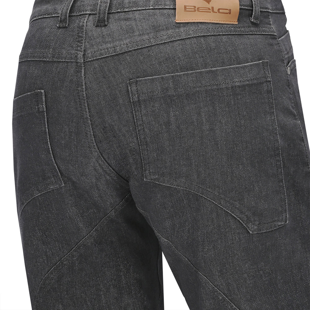 BELA ROCKER Denim Jeans Moto Calcas Cinza 30L – 4 – Maximomoto PT