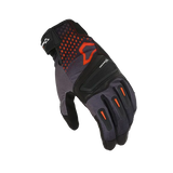 MACNA JUGO Moto Cuero Deportes Guantes Negro Rojo