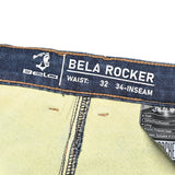 BELA ROCKER Vaquero Jeans CE Approved AA Moto Calcas Azul Inseam 34L