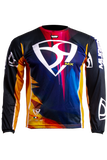 MUGENRACE CR-MNR-2490 ARMY CRUZ Camisa Laranja Azul