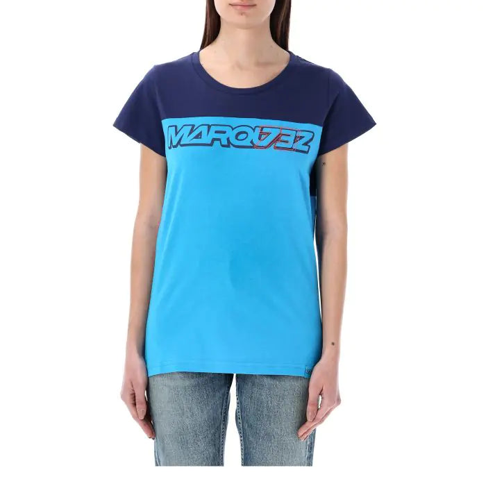 ALEX MARQUEZ GUN MUJER LIGHT BLUE SHIRT – 1 – Maximomoto PT