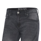 BELA ROCKER Denim Jeans Moto Calças Preto 30L Inseam