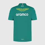 ASTON MARTIN F1 Hombres Team 2025 Camiseta Polo Verde
