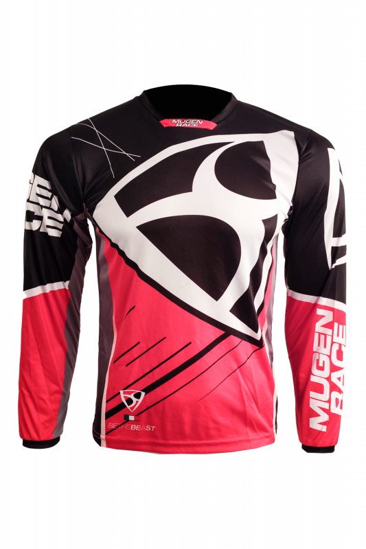 MUGENRACE CR-MNR-2492 HEMY CRUZ Camisa Preto Vermelho