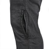 BELA STROKE VAQUERO Denim Moto Calcas Preto 32L Inseam