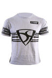 MUGENRACE T-MNR-2433 TSHILD Camiseta Algodón Cinza Claro