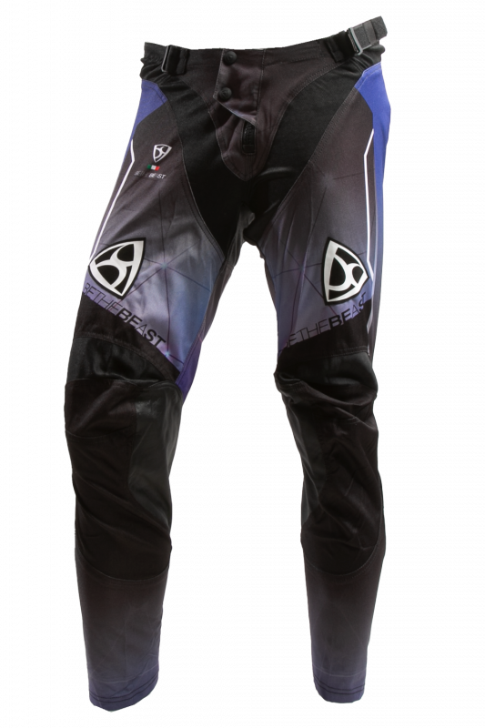 MUGENRACE CR-MNR-2495 TUMY CRUZ MOTOCICLISTA CALÇAS PRETA AZUL