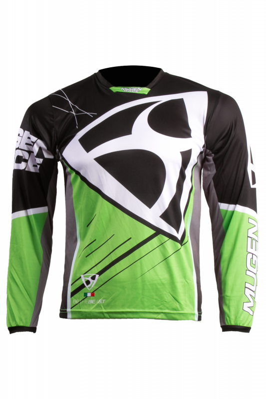 MUGENRACE CR-MNR-2494 CRUZ Camisa Preto Verde