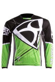 MUGENRACE CR-MNR-2494 CRUZ Camisa Preto Verde