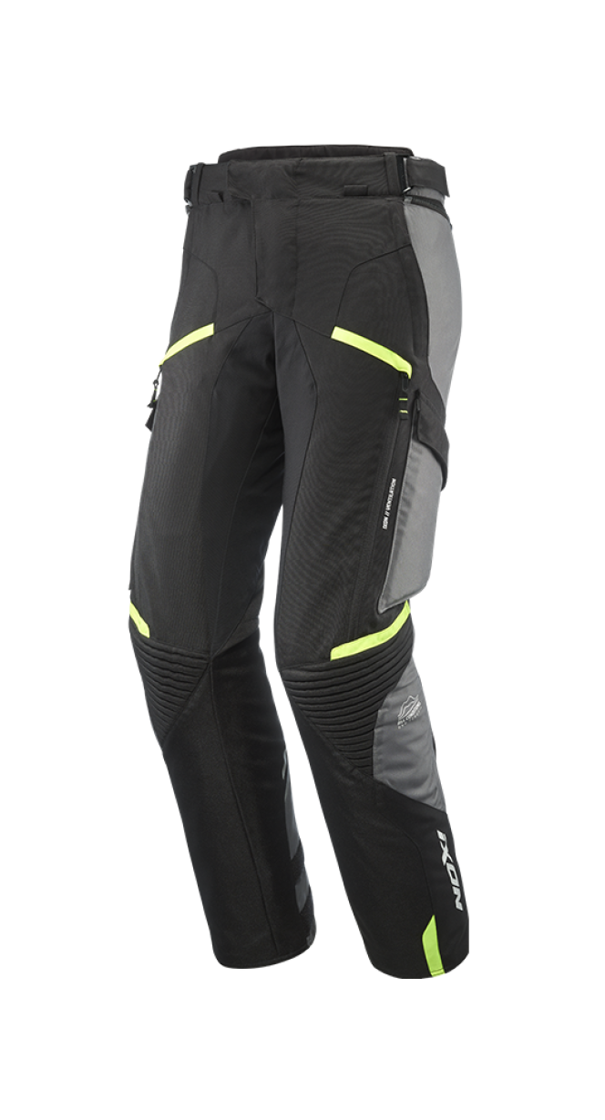 IXON MIDGARD PT MOTO PANTALONES GRIS AMARILLO BRILLANTE – 1 – Maximomoto PT